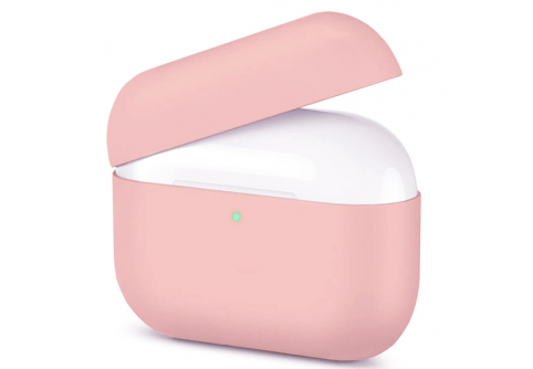 Силиконов калъф за AirPods Pro /Бебешко розово/