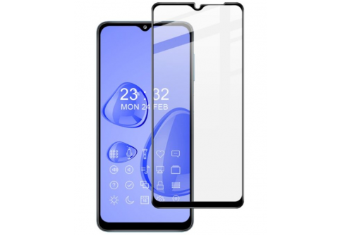 Извит стъклен протектор Full Glue за Samsung Galaxy A13 4G/5G с черна рамка