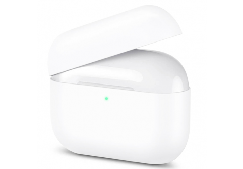 Силиконов калъф за AirPods Pro /Бял/