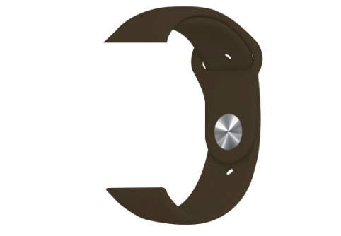 Силиконова каишка за iWatch 42/44 mm S/M &ndash; Кафява