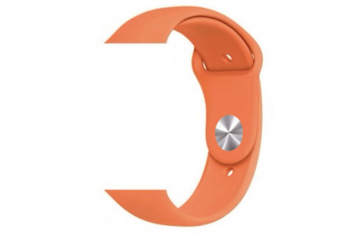 Силиконова каишка за iWatch 42/44 mm S/M &ndash; Оранжева