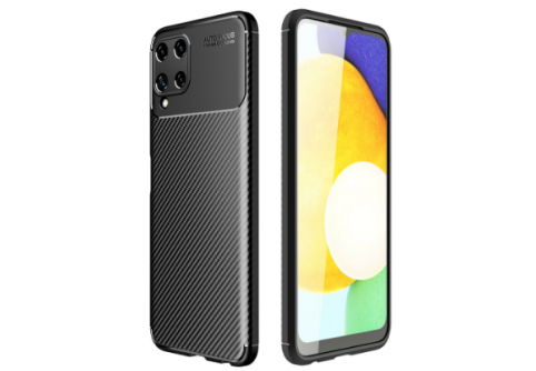 Калъф Business Carbon за Samsung Galaxy A22 4G Черен