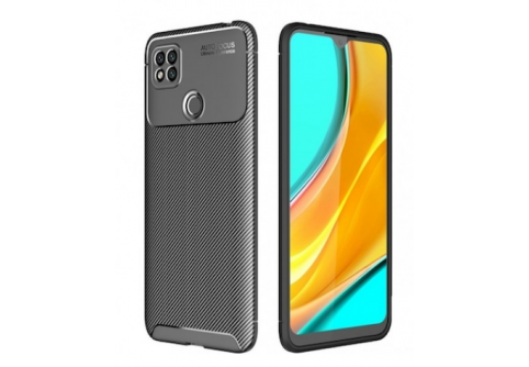 Калъф Business Carbon за Xiaomi Redmi 9C Черен