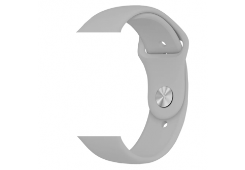 Силиконова каишка за iWatch 42/44 mm M/L &ndash; Сива