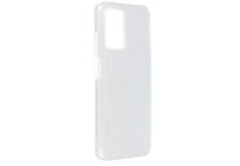 Блестящ силиконов гръб Shining за Xiaomi Redmi Note 11T 5G Сребрист
