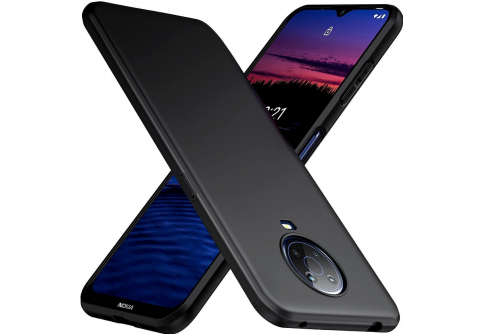 Black Matte Premium силиконов гръб за Nokia G10/G20