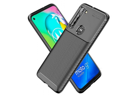 Калъф Business Carbon за Motorola Moto G8 Power Черен