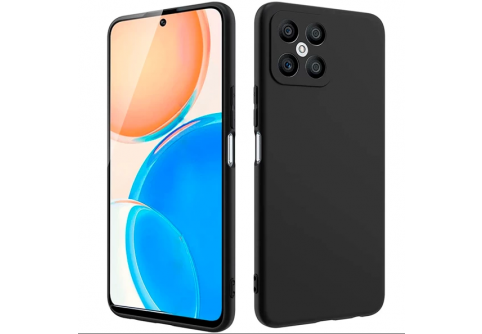 Black Matte Premium силиконов гръб за Honor X8
