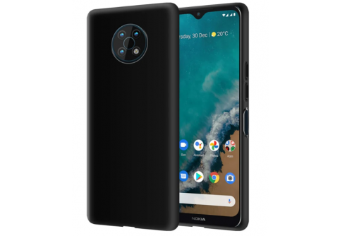 Black Matte Premium силиконов гръб за Nokia G50