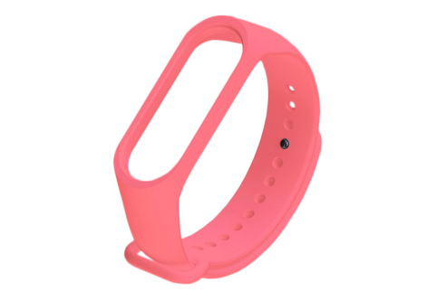 Силиконова каишка за смарт гривна Xiaomi Mi Band 5/6 &ndash; Бебешко розова