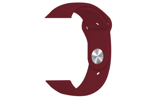 Силиконова каишка за iWatch 42/44 mm M/L &ndash; Винена