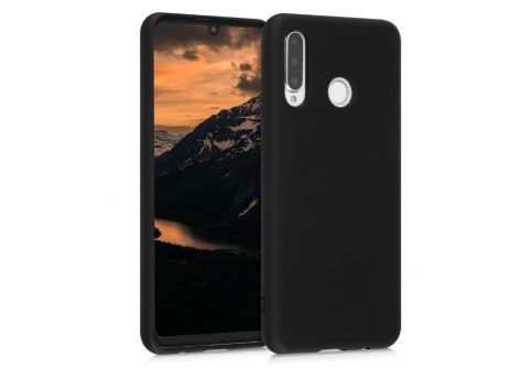 Black Matte Premium силиконов гръб за Huawei P30 Lite