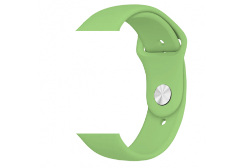 Силиконова каишка за iWatch 38/40mm S/M &ndash; Светло зелена