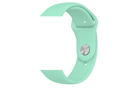 Силиконова каишка за iWatch 42/44 mm S/M &ndash; Мента