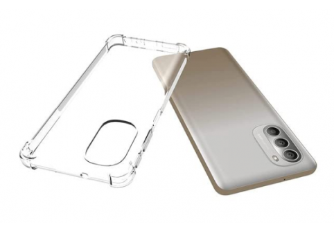 Удароустойчив прозрачен силиконов гръб за Motorola Moto G51 5G