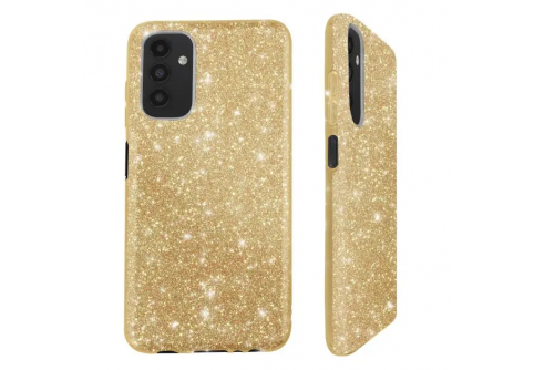 Блестящ силиконов гръб Shining за Samsung Galaxy A13 5G/A04s Златист