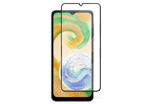 Извит стъклен протектор Full Glue за Samsung Galaxy A04s/A13 5G с черна рамка
