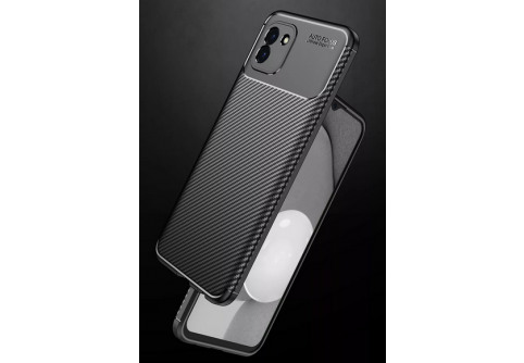 Калъф Business Carbon за Samsung Galaxy A03 Черен