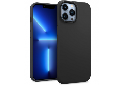 Black Matte Premium силиконов гръб за iPhone 13 Pro