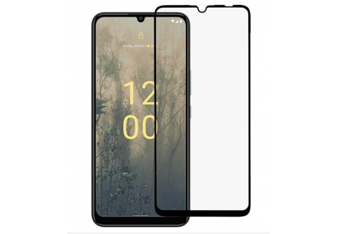 Извит стъклен протектор Full Glue за Nokia G11/G21 с черна рамка