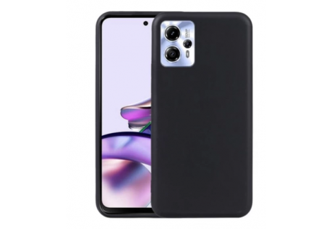 Black Matte Premium силиконов гръб за Motorola Moto G13