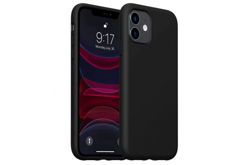 Black Matte Premium силиконов гръб за iPhone 11