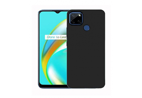 Black Matte Premium силиконов гръб за RealMe C21Y/C25Y