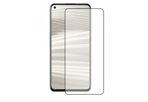 Извит стъклен протектор Full Glue за RealMe GT 2 Pro с черна рамка