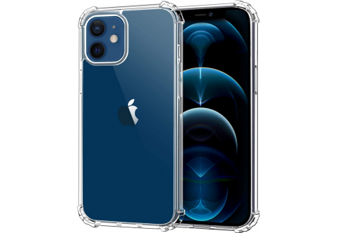 Удароустойчив прозрачен силиконов гръб за iPhone 12 mini