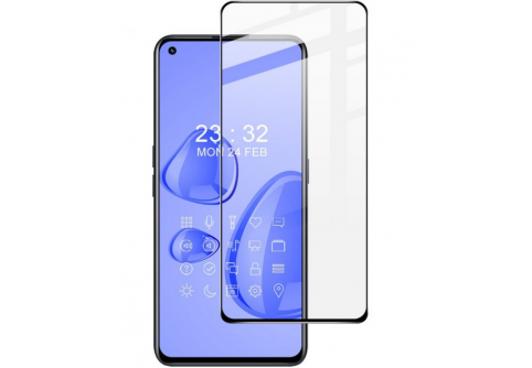 Извит стъклен протектор Full Glue за RealMe GT Neo 2 5G с черна рамка