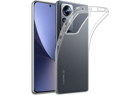 Ултра тънък прозрачен силиконов гръб за Xiaomi 12/12X
