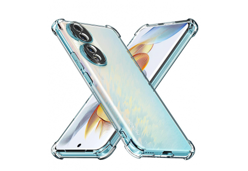 Удароустойчив прозрачен силиконов гръб за Honor 90 5G