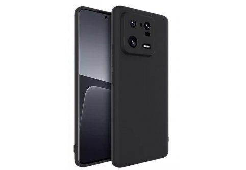 Black Matte Premium силиконов гръб за Xiaomi 13 Pro