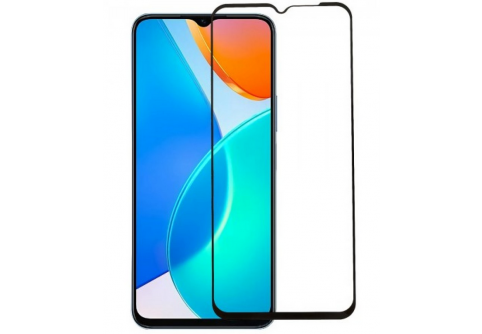 Извит стъклен протектор Full Glue за Huawei X8 5G/Honor 70 Lite с черна рамка