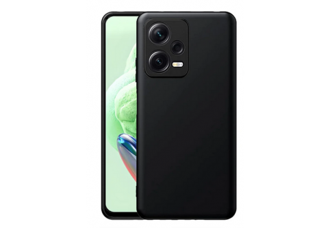 Black Matte Premium силиконов гръб за Xiaomi Redmi Note 12 Pro 5G