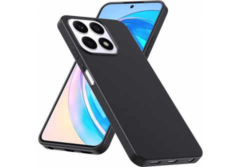 Black Matte Premium силиконов гръб за Huawei X8a 4G