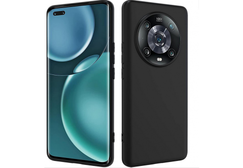 Black Matte Premium силиконов гръб за Honor Magic4 Pro 5G