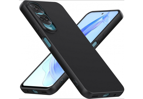 Black Matte Premium силиконов гръб за Honor 90 Lite 5G
