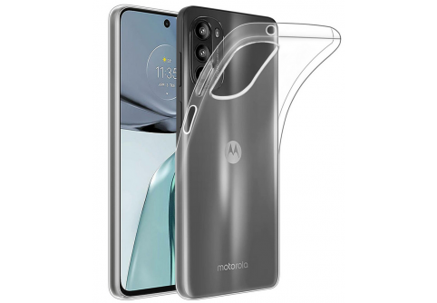 Ултра тънък прозрачен силиконов гръб за Motorola Moto G62