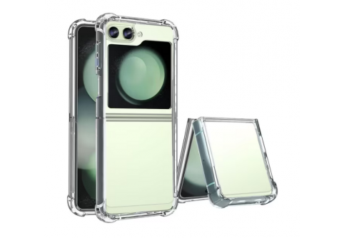 Удароустойчив прозрачен силиконов калъф за Samsung Z Flip 5