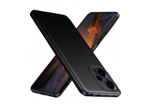 Black Matte Premium силиконов гръб за Xiaomi Poco F5