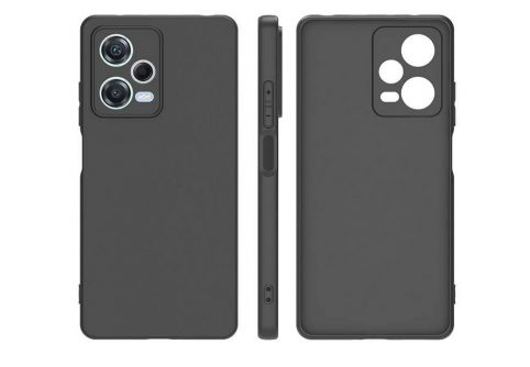 Black Matte Premium силиконов гръб за Xiaomi Redmi Note 12 5G