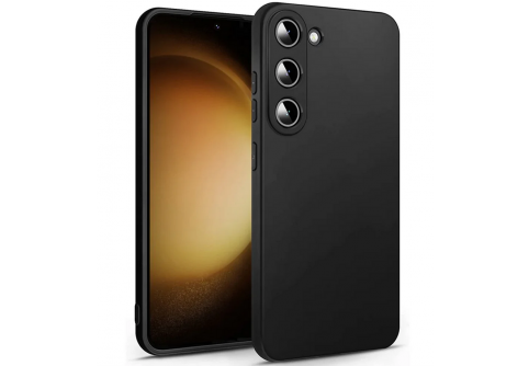 Black Matte Premium силиконов гръб за Samsung Galaxy S23 Plus
