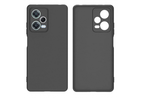 Black Matte Premium силиконов гръб за Xiaomi Poco X5 5G