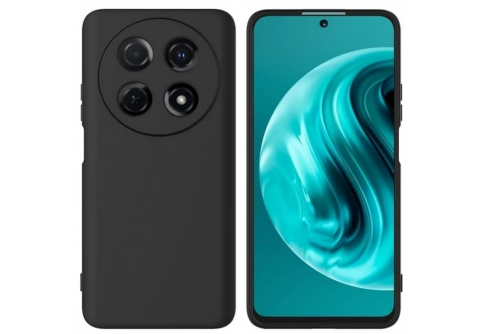 Black Matte Premium силиконов гръб за Huawei Nova 12i