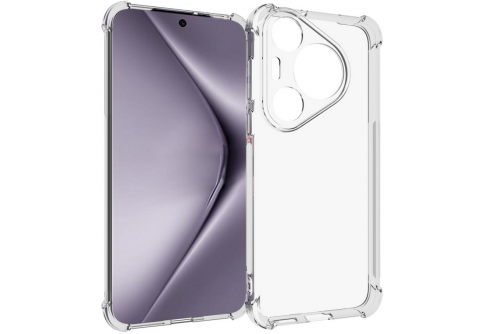 Удароустойчив прозрачен силиконов гръб за Huawei Pura 70 Pro