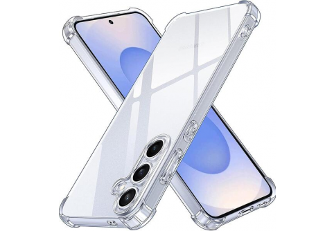 Удароустойчив прозрачен силиконов гръб за Samsung Galaxy S25