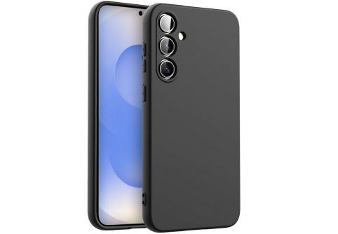 Black Matte Premium силиконов гръб за Samsung Galaxy S25 Plus