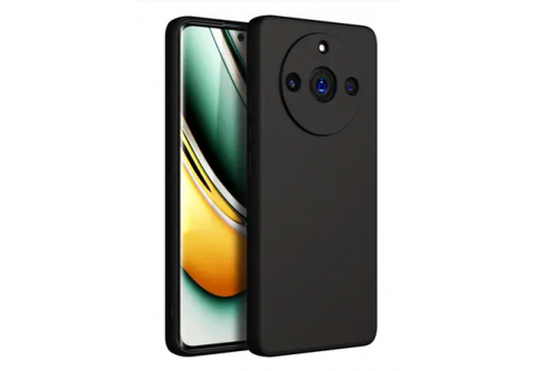 Black Matte Premium силиконов гръб за RealMe 11 Pro/11 Pro Plus