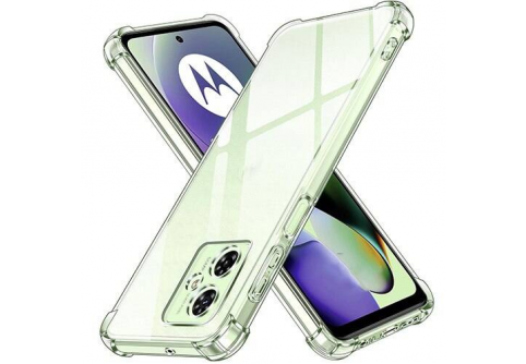 Удароустойчив прозрачен силиконов гръб за Motorola Moto G54